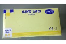 Gants Latex poudrés (Taille L)